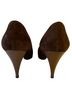 Beltrami 100% Leather Brown Multi Color Heels Size 5 - photo 2