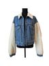 Levi's Blue White Denim Jacket Size L - photo 1