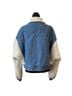 Levi's Blue White Denim Jacket Size L - photo 2