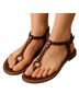 FRYE 100% Leather Brown Sandals Size 8 1/2 - photo 1