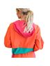 Soia & Kyo 100% Polyester Color Block Orange Green Pink Windbreaker Size L - photo 2