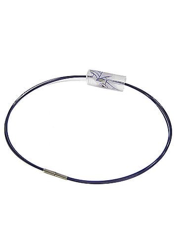 Hermès Hermes Ricine Fish Tropical Fish Plastic,Resin Women's Fashion Choker Necklace (Clear,Purple) (view 2)