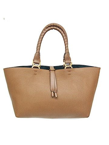 Chloé Chloé Marcy Women's Leather Tote Bag Beige (view 1)