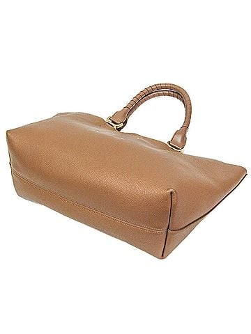 Chloé Chloé Marcy Women's Leather Tote Bag Beige (view 2)