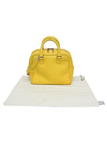 Loewe Loewe Amazona 75 Medium 301.30.L03 Women,Men Leather Handbag,Shoulder Bag Yellow (view 2)
