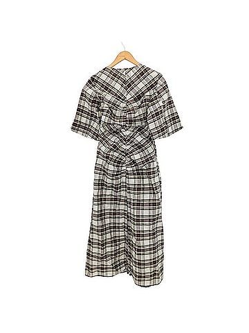 Ganni Ruched Cut-Out Maxi Dress Casual Dress (view 2)