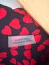 Equipment 100% Silk Hearts Black Red Long Sleeve Button-Down Shirt Size M - photo 5