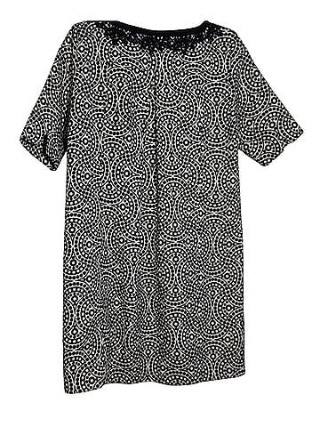 Tibi Beaded Scrolll Pattern Cocktail Dress (view 2)