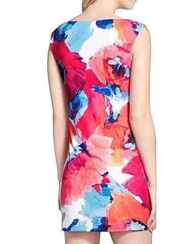 Trina Turk Watercolor Floral Cocktail Dress (view 2)