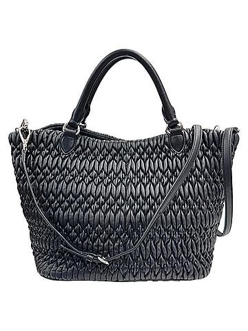 Miu Miu Miu Miu MIUMIU Matelassé Nappa Crystal Rhinestone Leather Black RN0896 Handbag, Bejeweled Shoulder Bag, Women's & Men's (view 2)