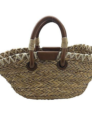 Anya Hindmarch ANYA HINDMARCH Small Basket Rope Eyes Raffia Handbag for Women (view 2)
