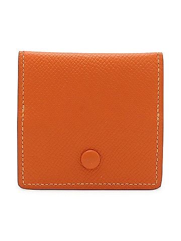 Hermès HERMES MC2 Portemonnaie Watt Wallet/Coin Purse, Square Shape, Veau Epsom Leather, Orange, ?O Stamp (view 1)