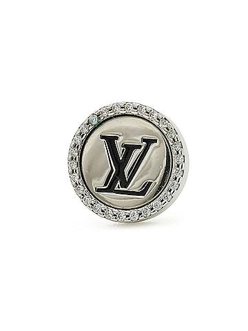 Louis Vuitton LOUIS VUITTON Louis Vuitton LV Sparkle Stud Earring, Metal Rhinestone, Single Earring (M02246) (view 1)