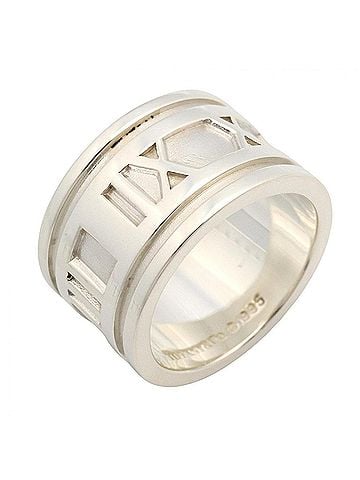 Tiffany & Co. Tiffany & Co. Atlas Wide Ring - Sterling Silver 925 Men's Women's Tone (view 1)