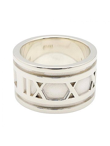 Tiffany & Co. Tiffany & Co. Atlas Wide Ring - Sterling Silver 925 Men's Women's Tone (view 2)