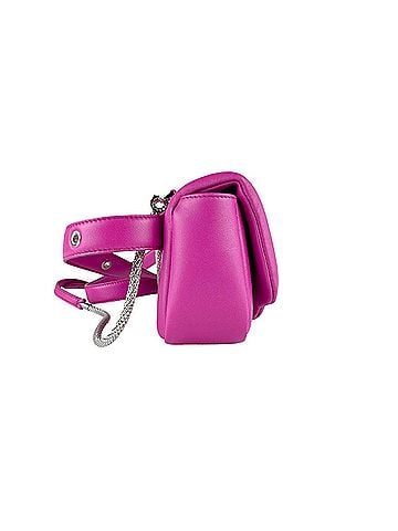 Bvlgari BVLGARI Shoulder Bag Waist Serpenti AMBUSH Leather Magenta Women's z9851 (view 2)