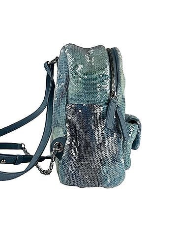 Chanel Chanel CHANEL Backpack, Sequins, Blue, Women's z9865 (view 2)