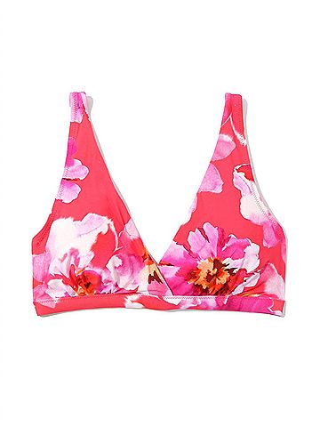 Hanky Panky Women's Floral Plunge Bikini Swim Top (view 1)