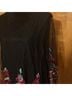 Mechant Black Red Long Sleeve Blouse Size L - photo 4