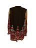 Mechant Black Red Long Sleeve Blouse Size L - photo 2