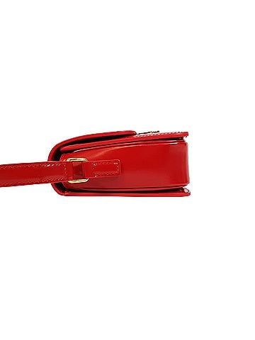 Céline Celine Classique Triomphe Bag in Red Leather (view 2)