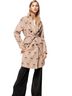 Pinko Graphic Brown Ivory Coat Size L - photo 1