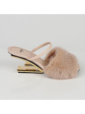 Fendi First Mink High Heel Sandals Size (view 2)