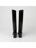 Prada 100% Leather Black Long Boots Size EU 35 1/2 - photo 8