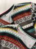 Double D Ranch 100% Polyester Aztec Or Tribal Print Multi Color Long Sleeve Blouse Size XL - photo 8