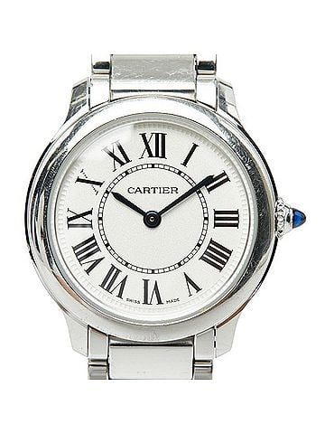 Cartier Cartier Ronde Must de Online Exclusive Watch WSRN0033 Quartz White Dial Stainless Steel Ladies CARTIER (view 1)