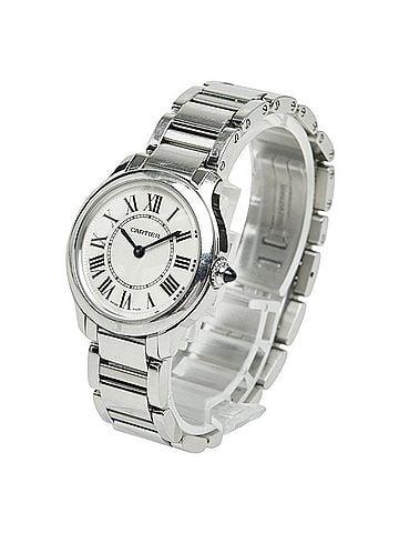 Cartier Cartier Ronde Must de Online Exclusive Watch WSRN0033 Quartz White Dial Stainless Steel Ladies CARTIER (view 2)