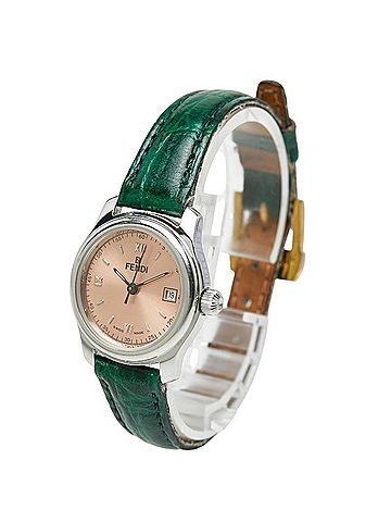 Fendi Fendi Orologi 3-Hand Watch 210L Quartz Pink Dial Stainless Steel Leather Women's FENDI (view 2)