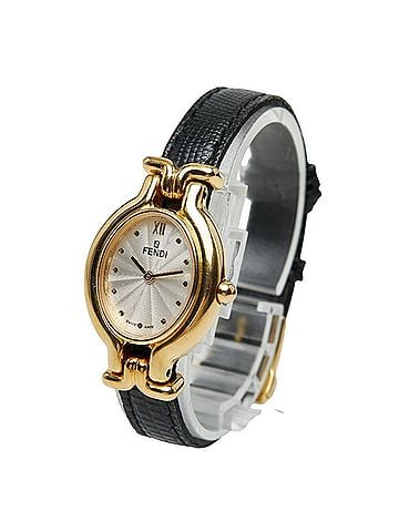 Fendi Fendi Chameleon Change Bezel 5 Colors Watch 640L Quartz Silver Dial Stainless Steel Leather Women's FENDI (view 2)