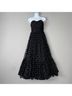 INA 100% Polyester 3% Spandex 97% Polyester Polka Dots Black Cocktail Dress Size S - photo 4
