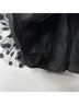 INA 100% Polyester 3% Spandex 97% Polyester Polka Dots Black Cocktail Dress Size S - photo 6