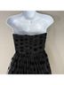 INA 100% Polyester 3% Spandex 97% Polyester Polka Dots Black Cocktail Dress Size S - photo 7