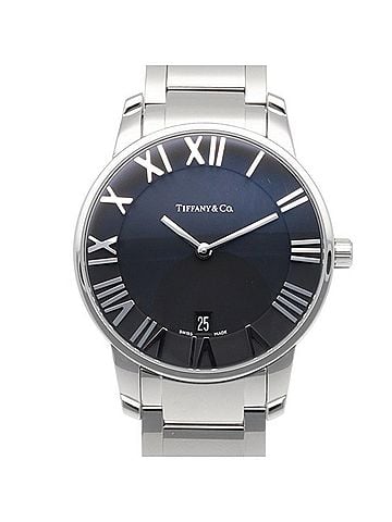 Tiffany & Co. Tiffany & Co. Atlas Dome Watch, Stainless Steel, Quartz, Z1800.11.10A10A00A, Polished, Men's Watch. (view 1)