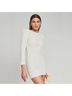 retrofête 100% Nylon 95% Viscose 5% Lycra White Cocktail Dress Size XS - photo 5