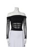 Alice + Olivia Black Long Sleeve Blouse Size XS - photo 1