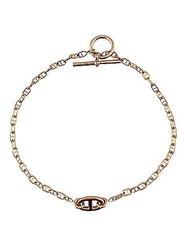 Hermès Hermes Chaine d'Ancre Bracelet, 18K Pink Gold, Women's, HERMES Chain (view 1)