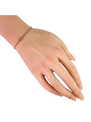 Hermès Hermes Chaine d'Ancre Bracelet, 18K Pink Gold, Women's, HERMES Chain (view 2)
