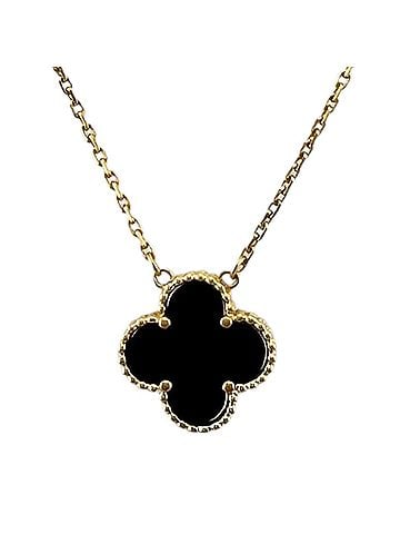 Van Cleef & Arpels Van Cleef & Arpels Vintage Enhambra Necklace, 18K Yellow Gold, Women's. (view 1)