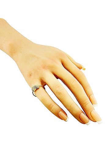 Tiffany & Co. Tiffany & Co. Bean Pave Ring, 18K Gold, Diamond, Women's Ring. (view 2)