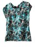 Ann Taylor 100% Polyester Floral Multi Color Short Sleeve Blouse Size L - photo 1