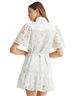 EB Luxe White Cocktail Dress Size L - photo 2