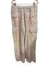 Pol Floral Multi Color Cargo Pants Size L - photo 4