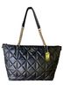 Coach 100% Leather Black Gold Leather Tote One size - photo 1