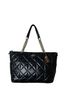 Coach 100% Leather Black Gold Leather Tote One size - photo 12