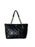 Coach 100% Leather Black Gold Leather Tote One size - photo 6