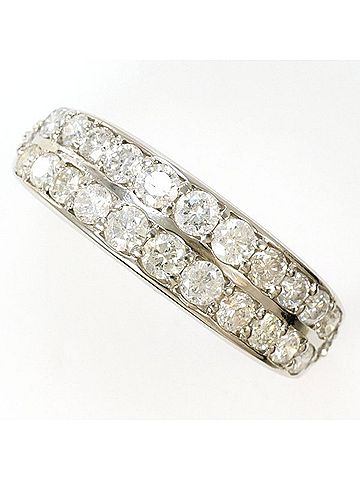 Unbranded PT900 Platinum Ring, 1 Diamond (1.00 carat), with Certificate of Authenticity, Total Weight Approx. 3.5g, Used Jewelry, Like New Condition (view 1)